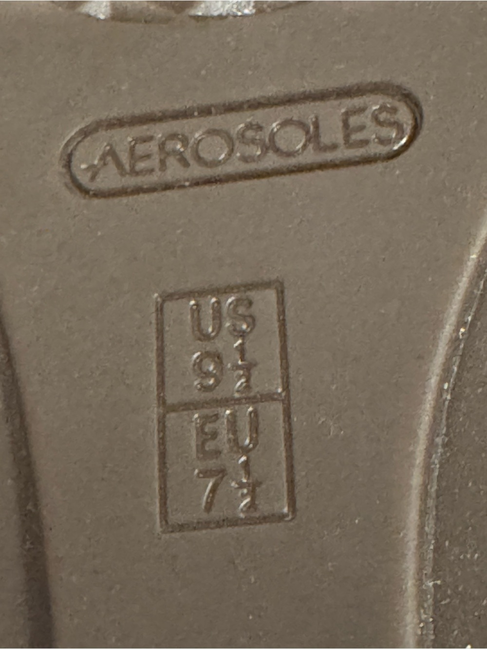 AEROSOLES Rust Suede Flats with Gold Emblem - Picture 8 of 9